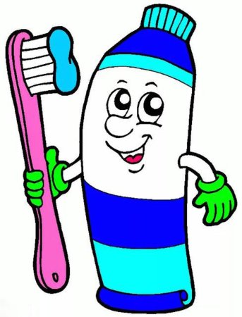 Зубная паста и щетка для детей