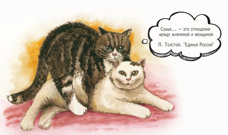 2 Кота рисунок