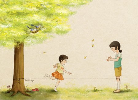 Воспоминание о детстве иллюстрации