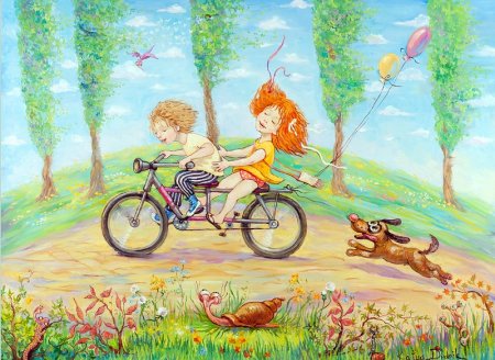 Счастливое детство иллюстрации