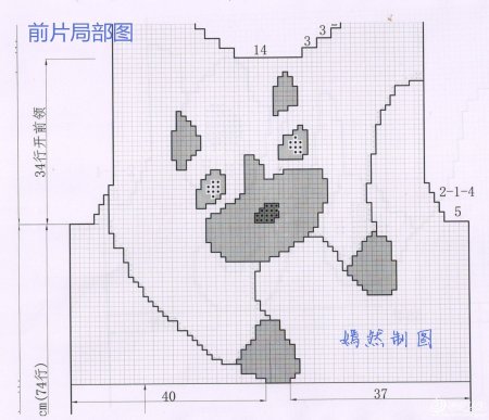 Детский джемпер с рисунком спицами