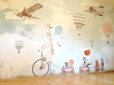 Роспись стен в детской