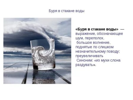 Водоворот воды в стакане