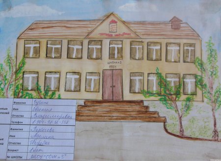 Рисунок моя школа