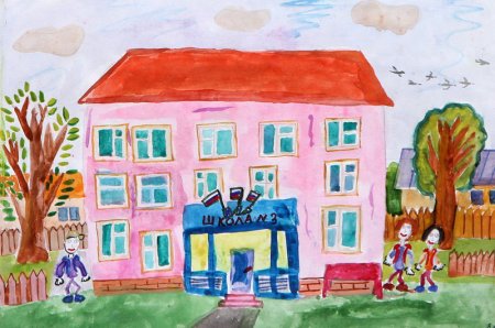 С днём рождения школа рисунок