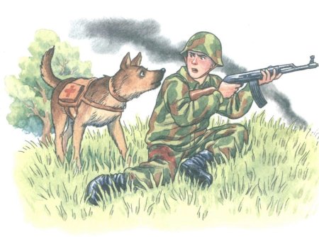 Пограничник рисунок