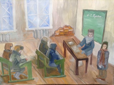 Блокада Ленинграда нарисова