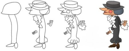 Старуха Шапокляк раскраска