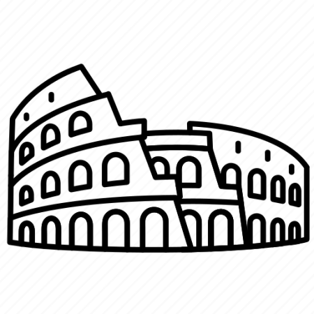 Колизей древний Рим иконка
