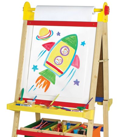 Детский мольберт и краски
