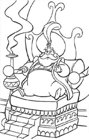 Раскраска про Султана