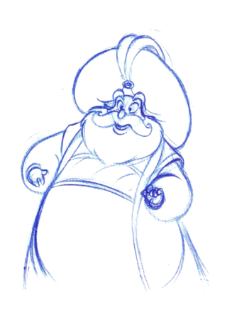 Султан рисунок