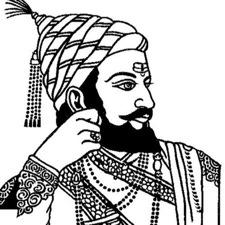 Индийский гость рисунок