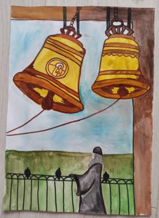Рисунок колоколов детям