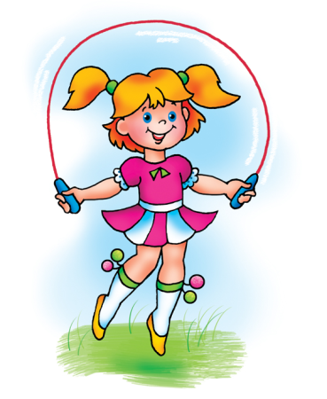 Девочка прыгаенаскакалке