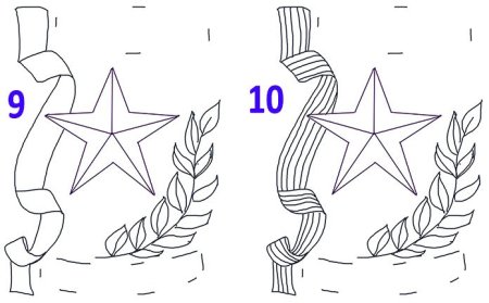 Рисунок георгиевской ленты ко Дню Победы