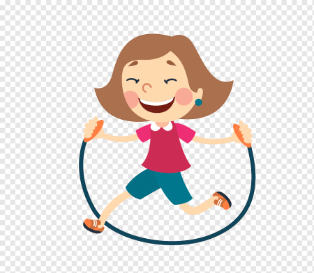 Девочка ребенок со скакалкой