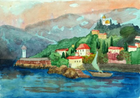 Детские рисунки Ялта