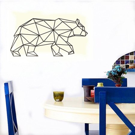 Геометрия на стенах в детской