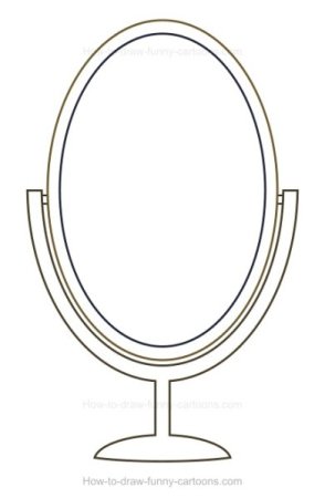 Зеркало нарисованное