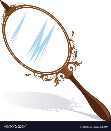 Зеркало ручное мультяшное