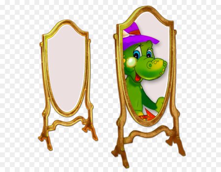 Зеркало мультяшное