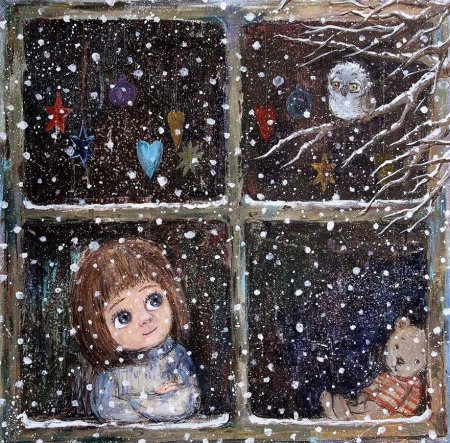 Картины Нино Чакветадзе Рождество