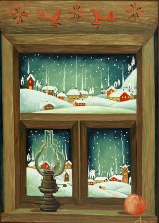 Новогодние окна