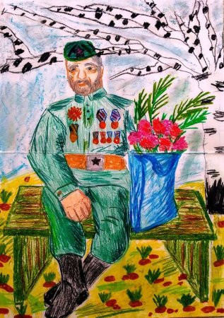 Нарисовать ветерана