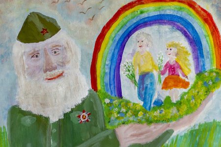 Детские рисунки ветеранов