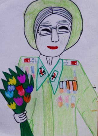 Рисунок ветерана детский