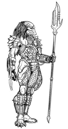 Хищники. Раскраска