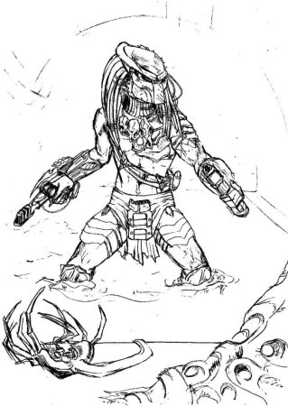 Хищник Наброски