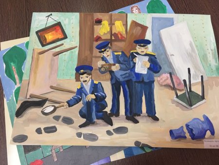 Полиция глазами детей поделки