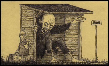 Джон Кенн монстры иллюстрации