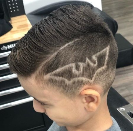 Детские стрижки с узорами