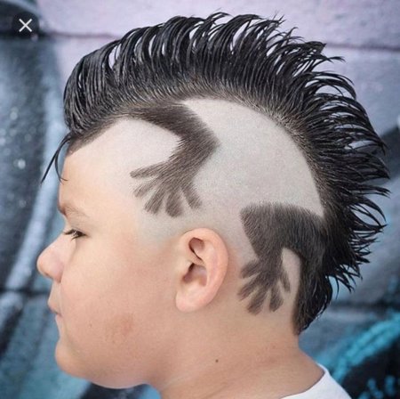 Креативные стрижки для мальчиков