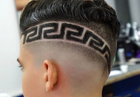Стрижки для мальчиков с узорами