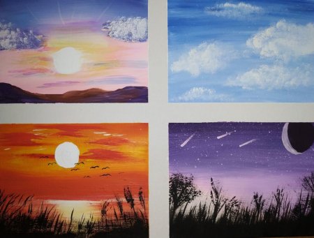 Утро, день, вечер, ночь