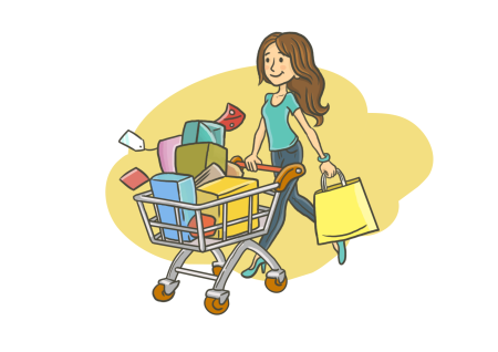 Покупатель иллюстрация