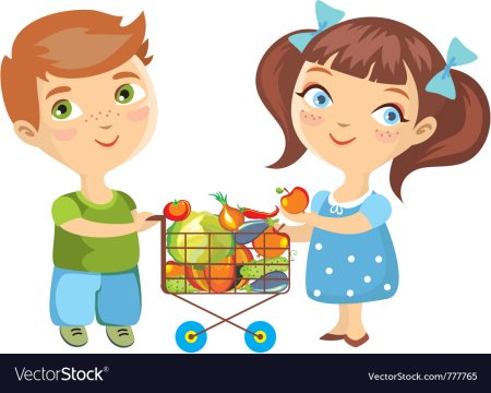 Поход в магазин рисунок