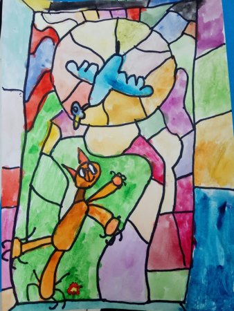 Витраж детский