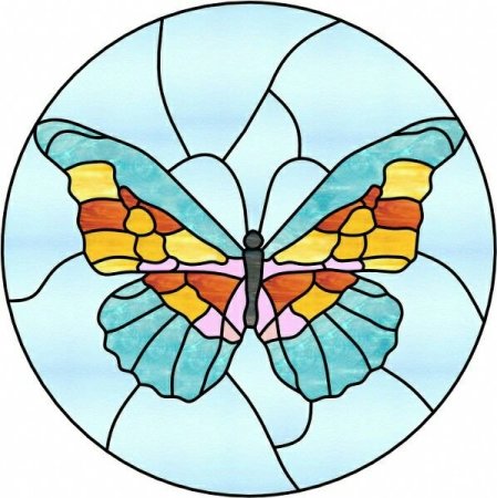 Витражные трафареты для стекла