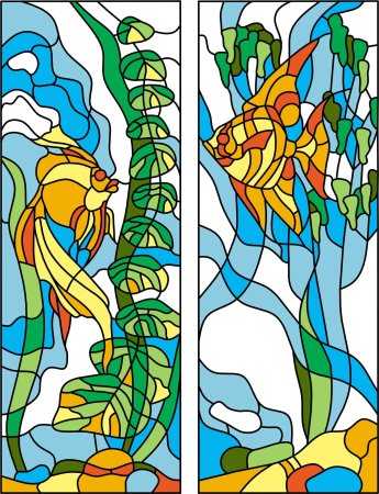 Витражное рисование для детей