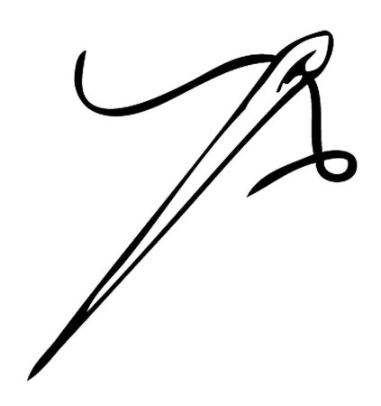 Иголка раскраска