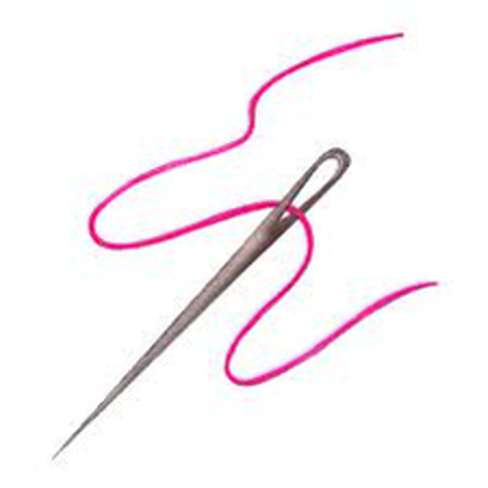 Иголка с ниткой для детей