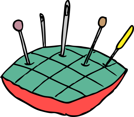 Иглы в игольнице