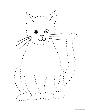 Рисование по точкам для детей