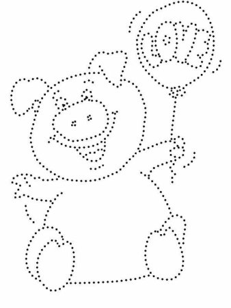 Рисование по точкам для дошкольников