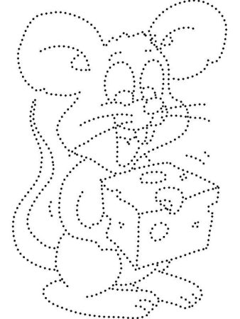 Рисование по точкам для детей